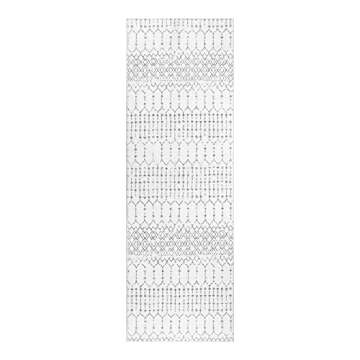 Lahome Moroccan Washable Runner Rug - 2x6 Non-Slip Throw Hallway Runner Rug Ultra-Thin Soft Kitchen ...