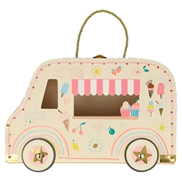 Meri Meri Ice Cream Van Bunny Mini Suitcase Doll