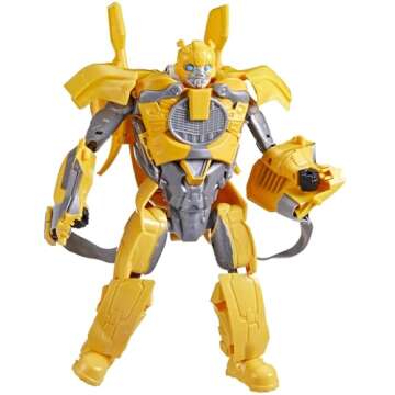 Transformers One 2 in 1 Bumblebee B-127 9.8 Inch Robot Action Figure, Converts to Mask, Interactive Toys for Boys and Girls Ages 6 and Up