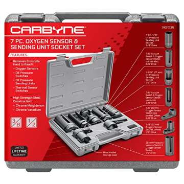 CARBYNE Sensor Socket Set, 7 Piece