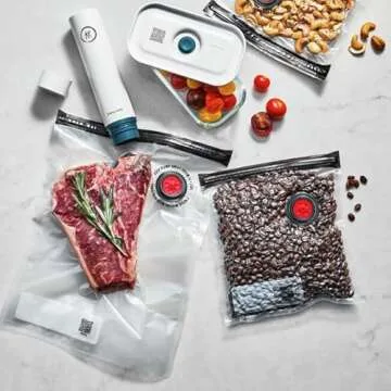 Zwilling Fresh and Save La Mer, Vacuum Food Storage Set, 16-piece, White with Sea-blue accents