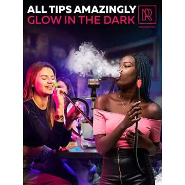 Glow in the Dark Candy Hookah Tips - 12 Delicious Flavors