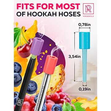 Glow in the Dark Candy Hookah Tips - 12 Delicious Flavors