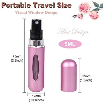 LAIKME Travel Mini Perfume Atomizer - Refillable & Portable