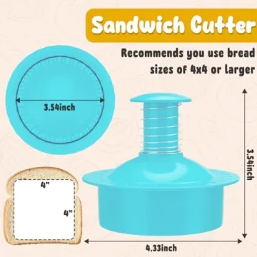 Easy Sandwich Cutter and Sealer for Kids' Lunches