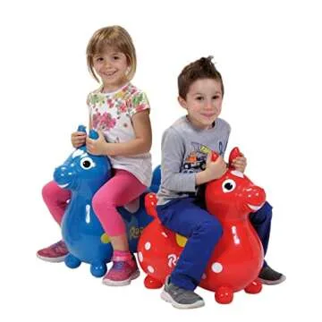 GYMNIC Rody Bounce Horse Red - Safe Fun for Kids