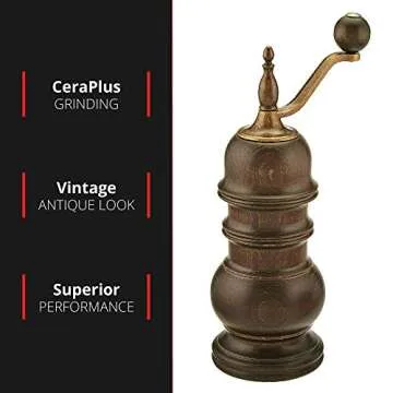 Zassenhaus 5.1-Inch Beech Pepper Mill for Culinary Delight