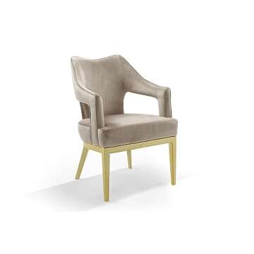 Iconic Home Gourdon Accent Chair in Luxurious Velvet