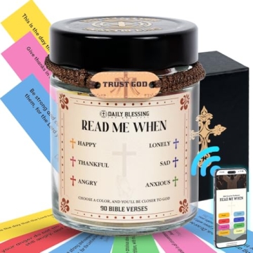 NFC Bible Verses Jar - Unique Christian Christmas Gift for 2024