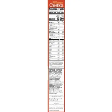 Pumpkin Spice Cheerios Gluten-Free Breakfast Cereal 10.8oz