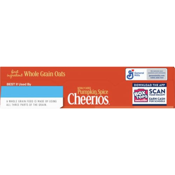 Pumpkin Spice Cheerios Gluten-Free Breakfast Cereal 10.8oz