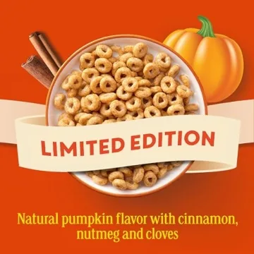 Pumpkin Spice Cheerios Gluten-Free Breakfast Cereal 10.8oz