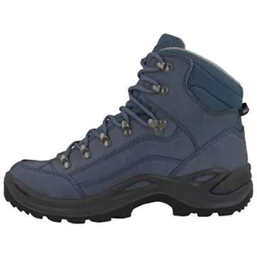 Lowa Womens Renegade GTX¿ Mid Gray/Blue 6.5 B (M)