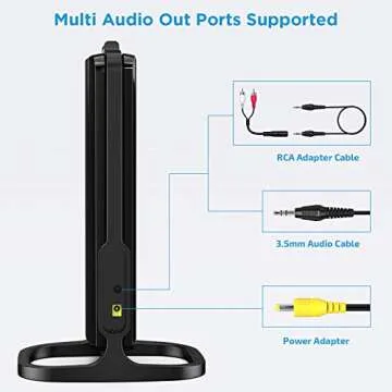 HSPRO Wireless TV Headphones Over Ear with Charging Dock