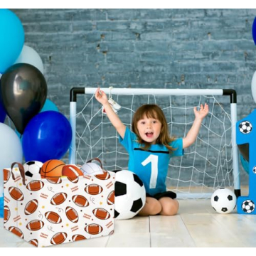 HIYAGON Football Basket Kids Storage Organizer Durable