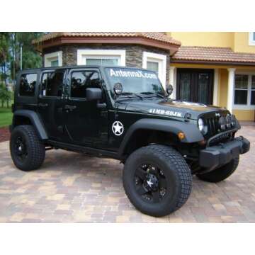 AntennaX Off-Road (13-inch) Antenna for Jeep Wrangler JK JL Gladiator JT