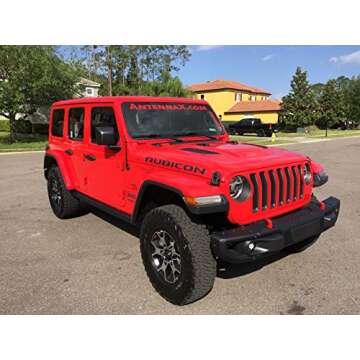 AntennaX Off-Road (13-inch) Antenna for Jeep Wrangler JK JL Gladiator JT