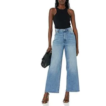 Lizzy High-Rise Wide Leg Marine Fit Jean by The Drop