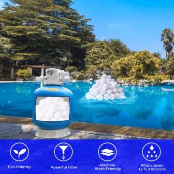 SETHVILL Pool Filter Balls - Eco-Friendly & Reusable