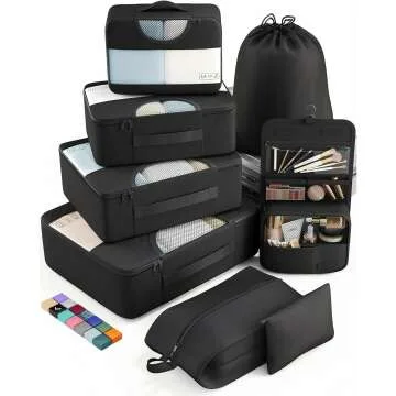 Veken Packing Cubes - Travel Organizers in 4 Sizes