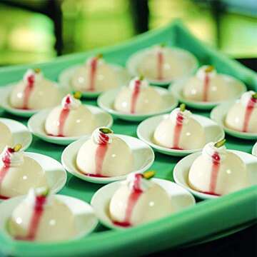 homEdge Large 6-Cavity Semi Sphere Silicone Mold, 3 Packs Baking Mold for Making Hot Chocolate Bomb, Cake, Jelly, Dome Mousse