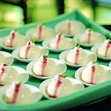 homEdge Large 6-Cavity Semi Sphere Silicone Mold, 3 Packs Baking Mold for Making Hot Chocolate Bomb, Cake, Jelly, Dome Mousse