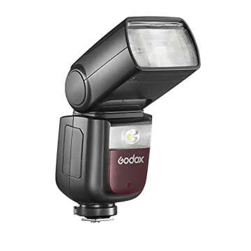 Godox V860III-N Flash for Nikon Camera Flash Speedlite Speedlight 7.2V/2600mAh Li-ion Battery, 2.4G Wireless HSS 1/8000 1.5s Recycle Time 10 Levels LED Modeling Light for Nikon (Upgraded V860II-N)