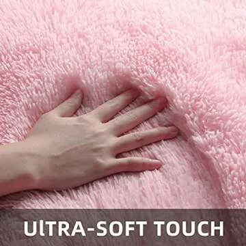 Veken Fluffy Shag Area Rug - Plush & Machine Washable