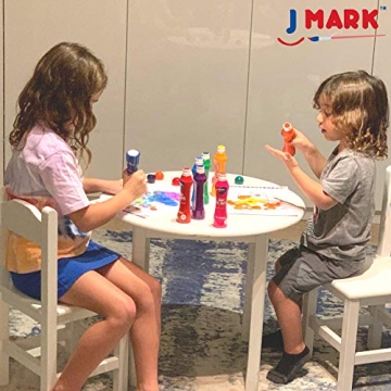 J MARK Jumbo Dot Markers with Educational Book for Kids