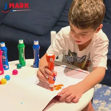J MARK Jumbo Dot Markers with Educational Book for Kids