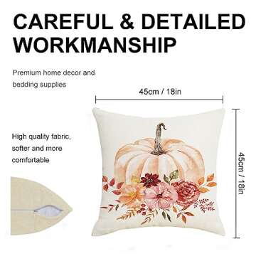 Buy Fall Pumpkin Pillow Covers for Home Decor