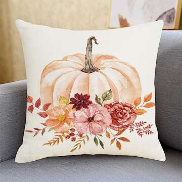 Buy Fall Pumpkin Pillow Covers for Home Decor