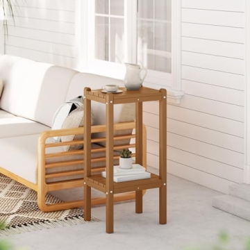 WestinTrends Malibu Adirondack 2-Tier Patio Side Table
