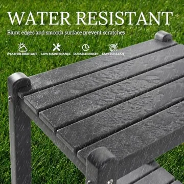 WestinTrends Malibu Adirondack 2-Tier Patio Side Table