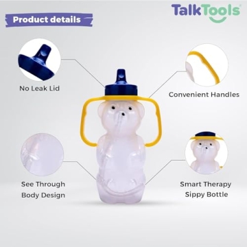 Honey Bear Straw Cup for Babies - Perfect for Learning how to Drink