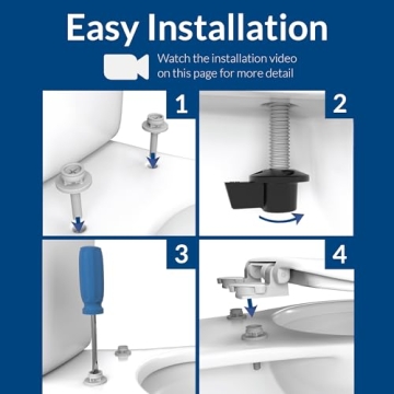 Bemis 500EC464 Dresden Blue Toilet Seat Easy Clean Durable