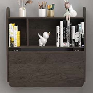 Bixiaomei Foldable Wall Mounted Desk for Small Spaces