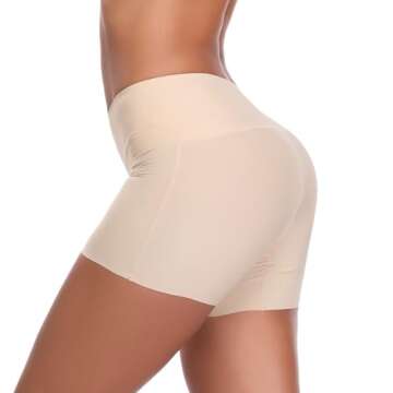 Seamless Women’s Boyshorts Anti-Chafing Underwear Slip Shorts