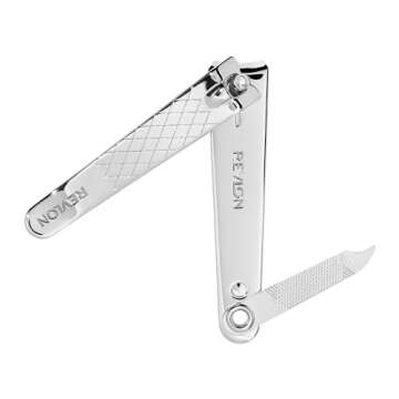 Revlon Nail Clipper With File - Easy and Safe Nail Care Tool