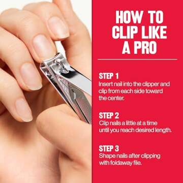 Revlon Nail Clipper for Safe and Easy At-Home Grooming