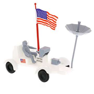 Astronaut & Space Toy Action Figure Playset- 60pc Set Includes Astronauts, Rockets, Spaceship Shuttle, Satellites & More- Great for Imaginative Play, School Projects, Dioramas, Birthday Gifts for Kids