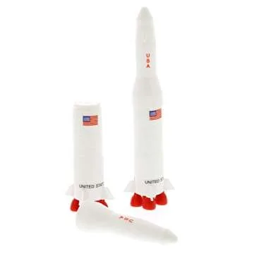 Astronaut & Space Toy Action Figure Playset- 60pc Set Includes Astronauts, Rockets, Spaceship Shuttle, Satellites & More- Great for Imaginative Play, School Projects, Dioramas, Birthday Gifts for Kids