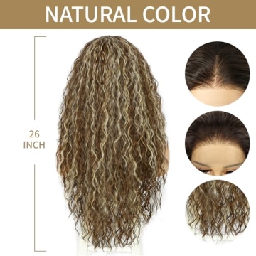 SAPPHIREWIGS Long Curly Lace Front Wig for Stunning Looks
