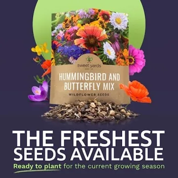 Wildflower Seeds Mix for Butterflies and Hummingbirds 7500+ Seeds