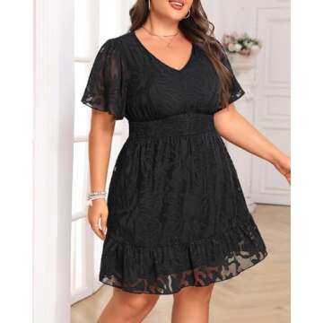 Elegant Plus Size Summer Dress for Graduations & More
