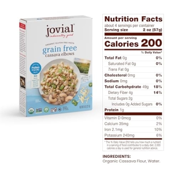 Jovial Cassava Elbows - Healthy Gluten-Free Pasta