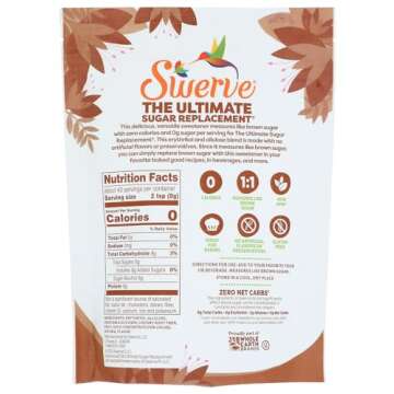Swerve Sweetener, Brown, 12 ounces (12 ounces (3 Pack))