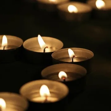 Leor & Lair 100 Pack Unscented Tea Light Candles