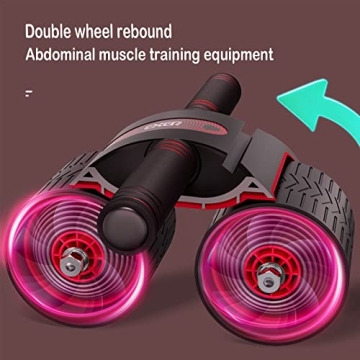 AB Wheel Roller with Rebound Assistance for Home Fitness