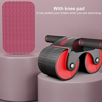 AB Wheel Roller with Rebound Assistance for Home Fitness